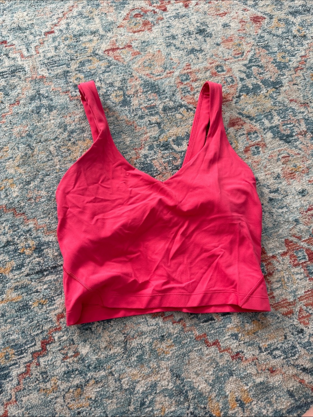 lululemon athletica V-Neck Sport Tank in Bright Pink